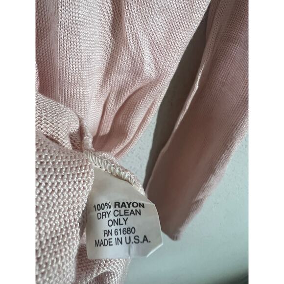 Mimi Maternity Knit Sweater Crew-Neck Pullover Super Soft Women's Size S Pink - Picture 4 of 8